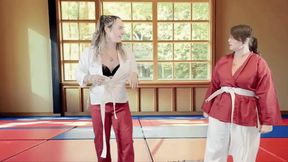 Karate Rivals - NANCY THOMPSON & CELESTE - Crutch and Ankle Sprain HIDEF MOV