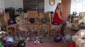 Balloon Popping - Pop round - part 2 - Miss Jessica Wood