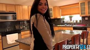 Latina Realtor's Secret Side Hustle Uncovered in Steamy PropertySex Session