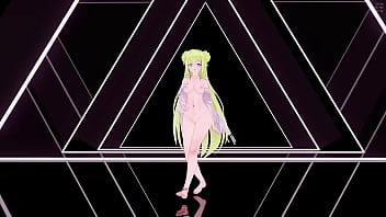 Azur Lane Janus Hentai Hot Sexy Dance Transparent Lingerie Song HA AOA Mmd 3D Blonde Hair Color Edit Smixix