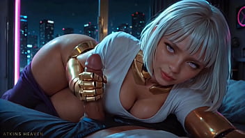 Girlfriend&#039_s Sensual Handjob After a Long Day In Night City - [AI]