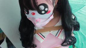 Fresh Bondage Session: Brunette Asian Minx Teases in HD