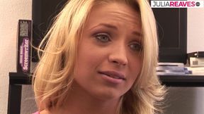 Huge cock in the blonde student