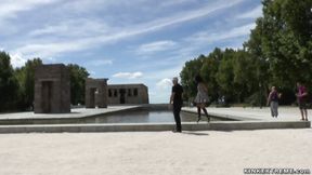 ”Mesmerizing Spanish hot girl public screwed”
