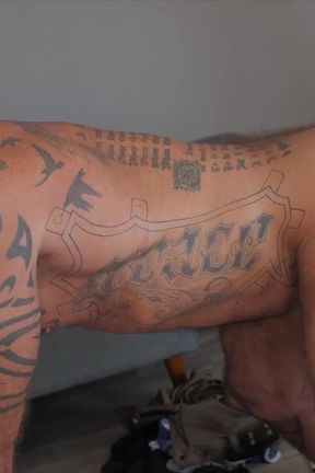 Barebackthathole Inked Hunks Ray Dalton and T Wilcox Having Hardcore Bareback