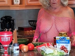 Amateur blondie solo anal masturbation