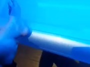 Should I go get the tanning men to dp this tight little milf?