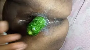 Bhabhi cucumber fuck. She was squirting, all time