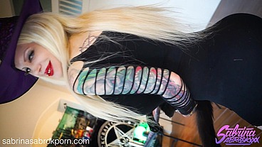 Sabrina Sabrok Dick Reader Magic Horny Witch