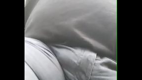 Bulto de gordo en bicicleta