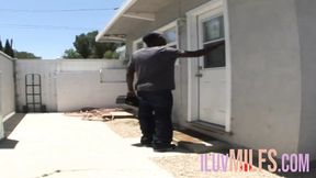 Milf with big tits fucks with her handyman
