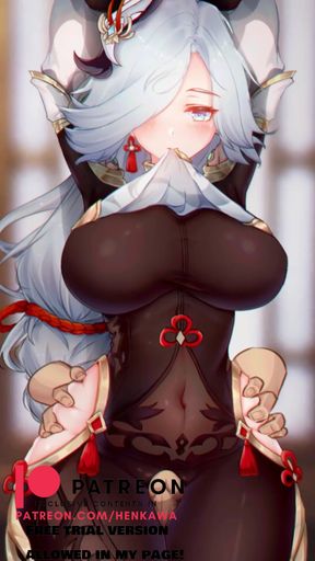 Genshin impact Shenhe gets a nice creampie!