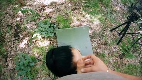 Backstage with Black Lynn - POV Free Use Outdoor Massive Facial (Freeuse Video) (Simon Winternight)