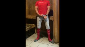 Another Hot and Horny Edging Session From Dilfjockdad87 in the Sauna