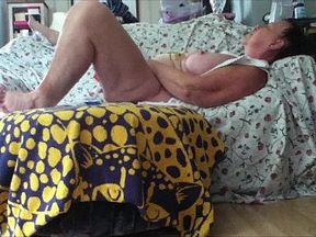 Masturbation followed by Anal Creampie