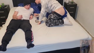 Gay boys Smoking, Stroking, and Making a Mess on the Ashtray