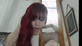 Spirited Asian Jezebel With Her Toy