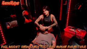 Full Weight Endurance Test For Human Furniture! Ft Miss Roper