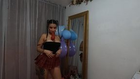 -B2P BALLOON 18 Red Collegiate