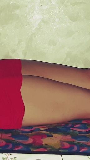 Arab Girl with Her Lover in a Hot Moment