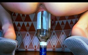 18 Year Old Wife Loves Jumping on the Biggest Bottle