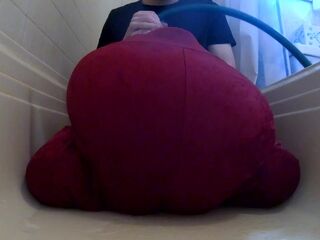 WWM - Red Panties Sitting and Max Inflation