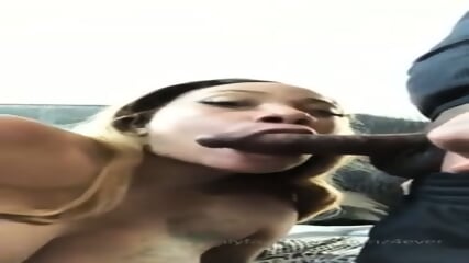 Cheating husband on phone while getting blowjob