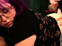 Amateur brunette fucked hardcore