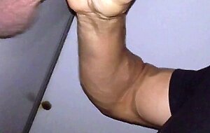 Glory Hole Big-Cock Blowjob: A Huge Load