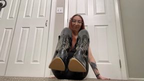 Leather Cowgirl JOI