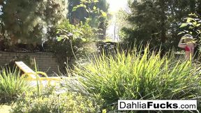 Dahlia Sky gets her XXXXXX on in solo fetish delight