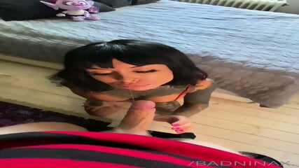 TS Cum After Blowjob #1