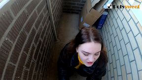 минет на балконе 20 этажа. красивый вид и много спермы)