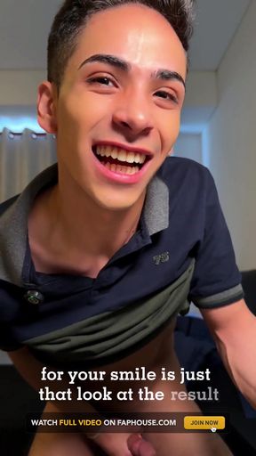 Smiling and Jerking off