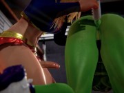 Futa - Anal - Supergirl x She Hulk