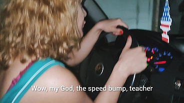 My favorite student offered me her pussy in exchange for discounts on her night driving lessons; I accepted, fucked her right there on the street, and came inside her. Vagninho and DutraSura