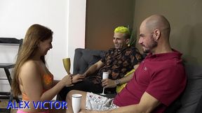 na balada com a ex namorada