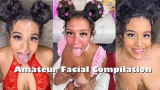 funsizedmegan - Megan's Ebony POV Facial Frenzy