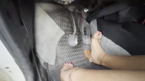 Dalilah moves the car to a different spot in the parking lot