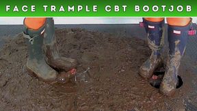 MudFest 1: Crushing The Cum From Your Cock & Balls Under Our Muddy Hunter Boots (197) - Leg Cam - Trample Trampling CBT Bootjob Wellies Boot Fetish