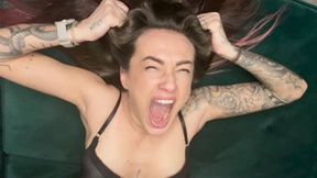 Yawning so hard, You can see everything HD