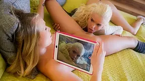 Halle Von & Dakota James in Joking My Step-Sis Video