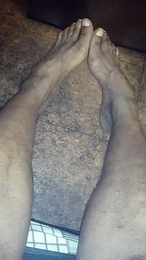 Foot Fetish Extreme Big Black Stanky Feet Fetish