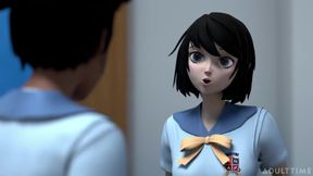 Hentai Sex College Episode 8 - Big Titty Bffs Practice Scissoring Together at Hentai Sex University