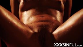 Pretty blonde milf deepthroats and rides big cock reverse cowgirl