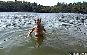 Czech mature fucking outdoors