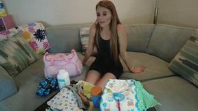 INEEDAMOMMY GF Kitty Discovers your stash and diapers you ABDL