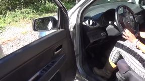 Dangerous fuck under the cable