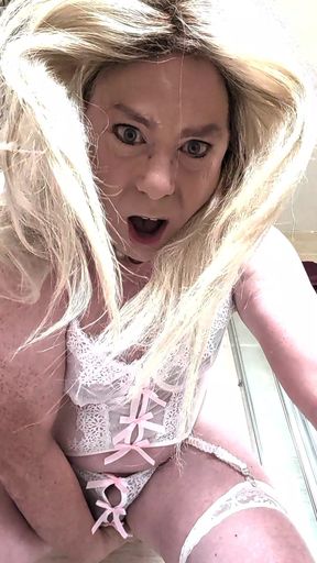 Big, Thick Dildo and Cum!