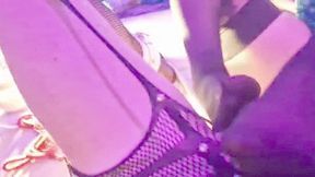 Satisfied by feet of mistress Tirza